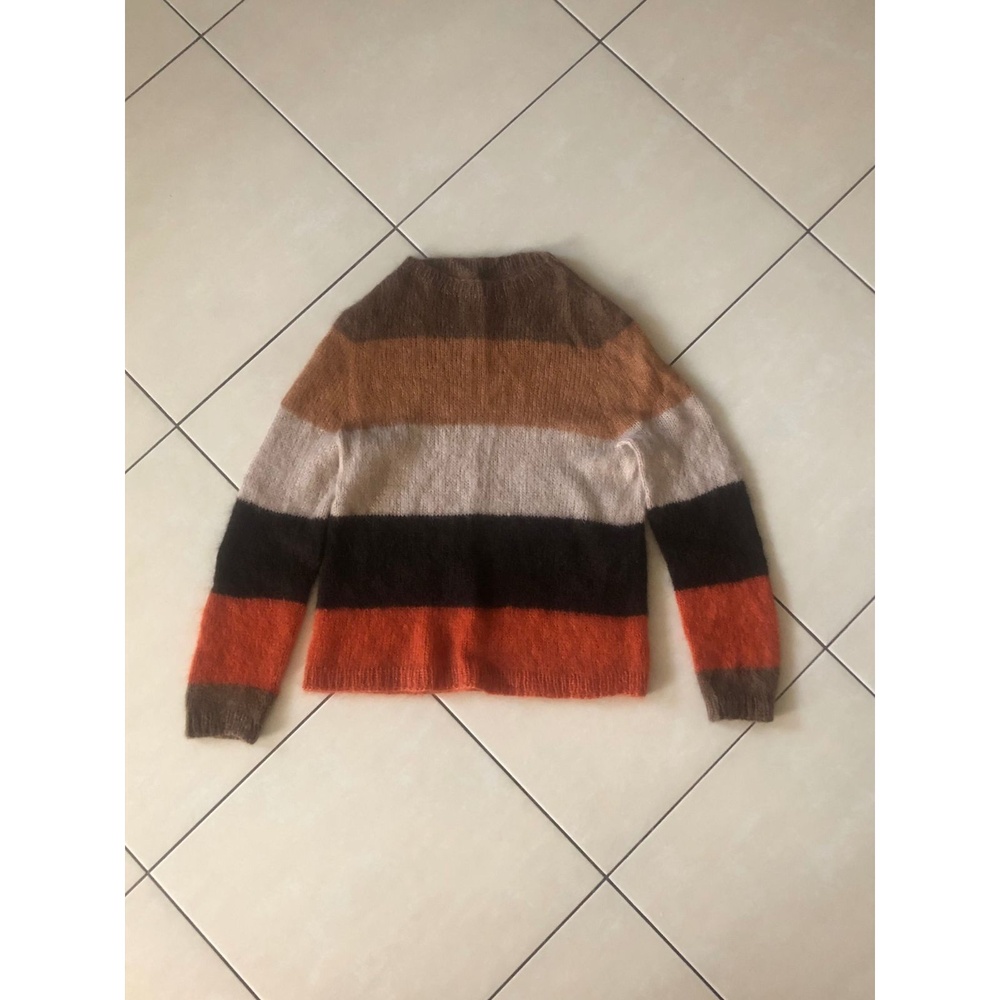 sweater women's Multi-color mohair blend
